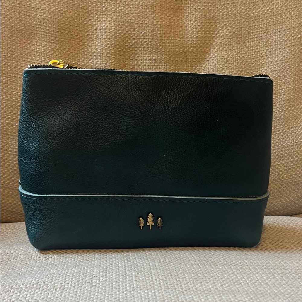 Portland Leather Lagoon large Chelsea pouch Clutch